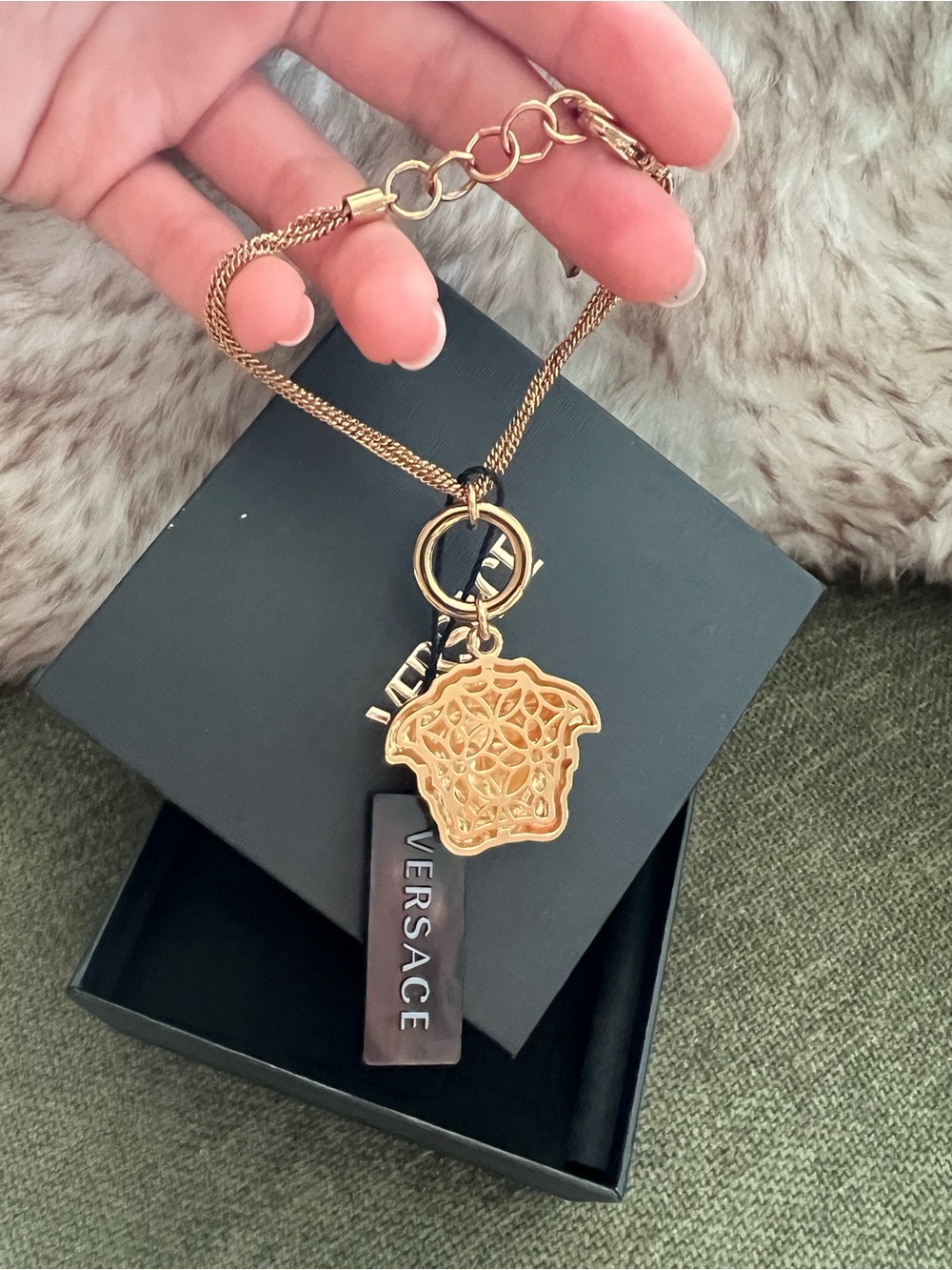 Versace Medusa Charm Bracelet NWTs & Box! - Picture 4 of 5